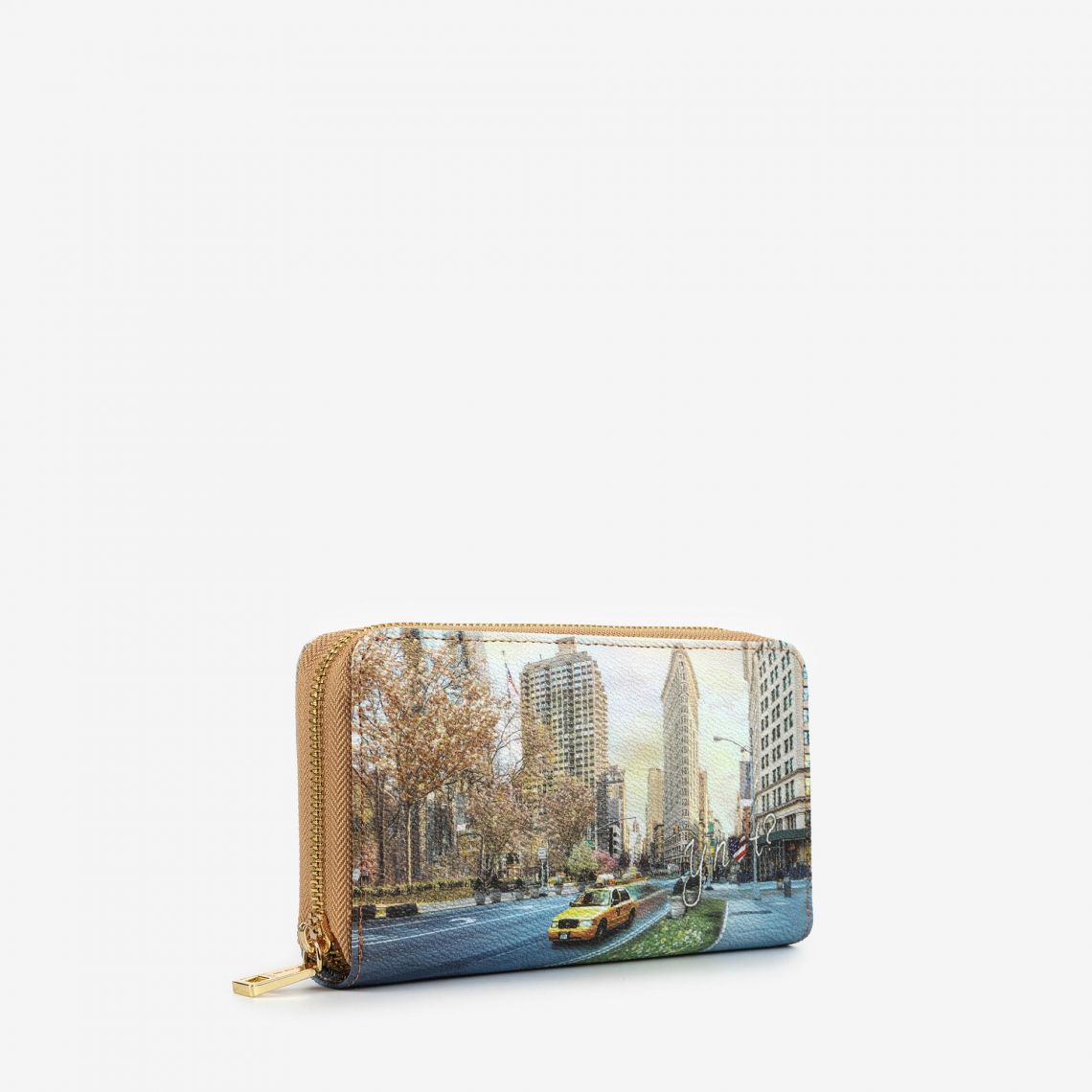 Portafoglio Donna Y NOT YES-361 Flat Iron Chiusura Zip Around