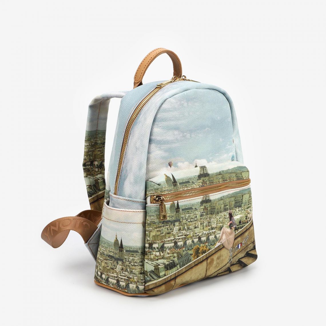 Zaino Donna Piccolo Y NOT con Tasca Esterna YES-380 Montgolfiere