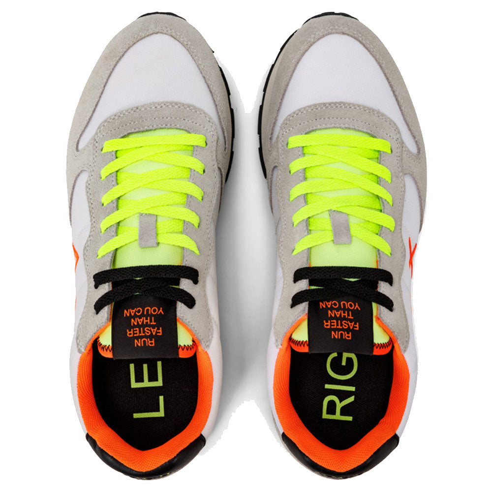 Scarpe Uomo Sun68 Sneakers Tom Solid Fluo Bianco