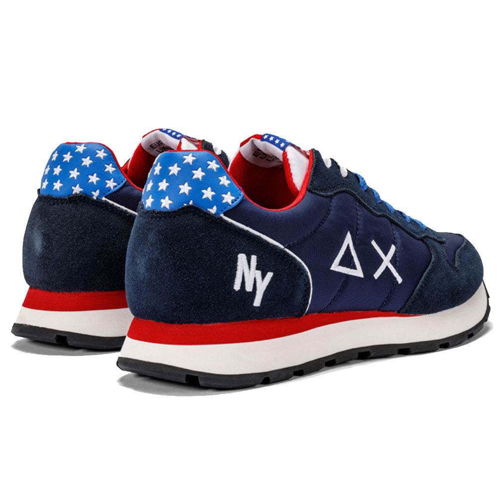 Scarpe Uomo Sun68 Sneakers Tom World Tour Colore Navy Blue
