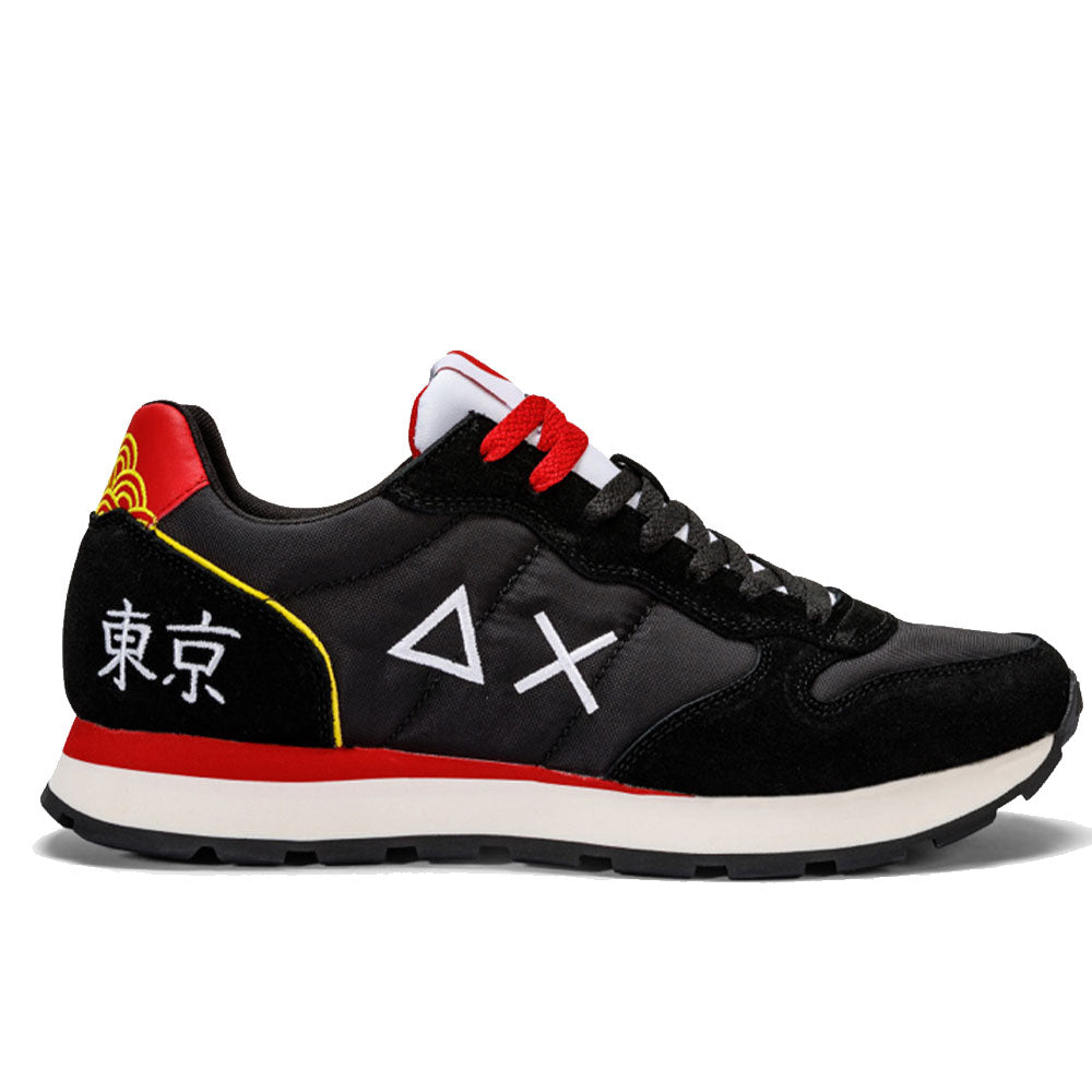 Scarpe Uomo Sun68 Sneakers Tom World Tour Colore Nero