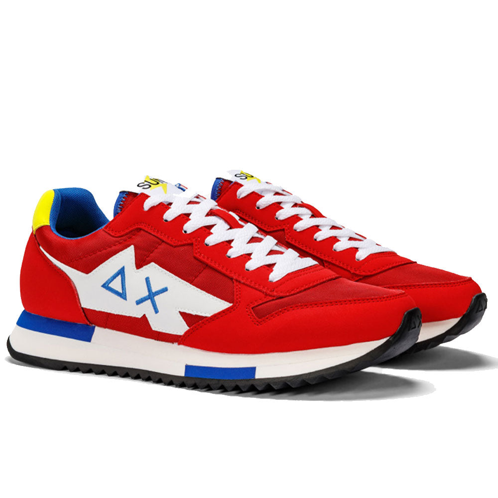 Scarpe Uomo Sun68 Sneakers Niki Solid Rosso - Z33121