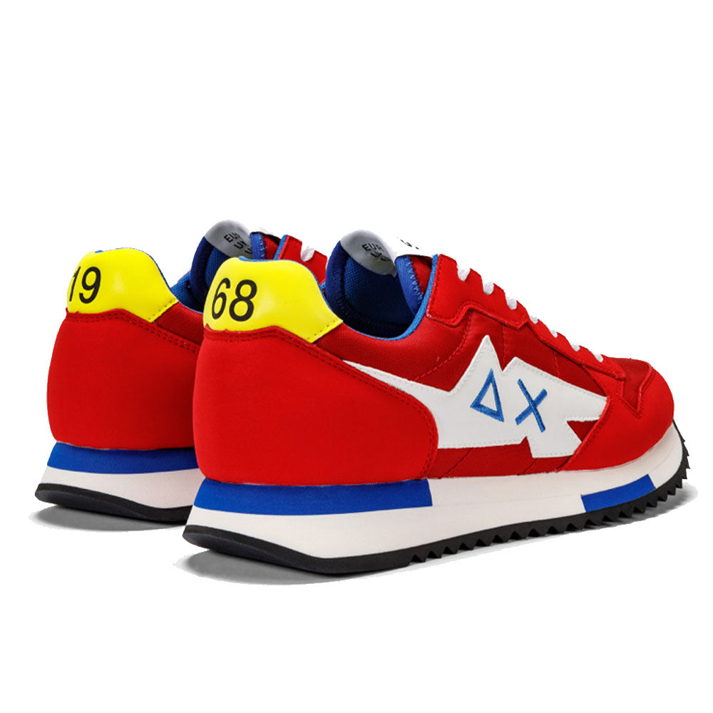 Scarpe Uomo Sun68 Sneakers Niki Solid Rosso - Z33121
