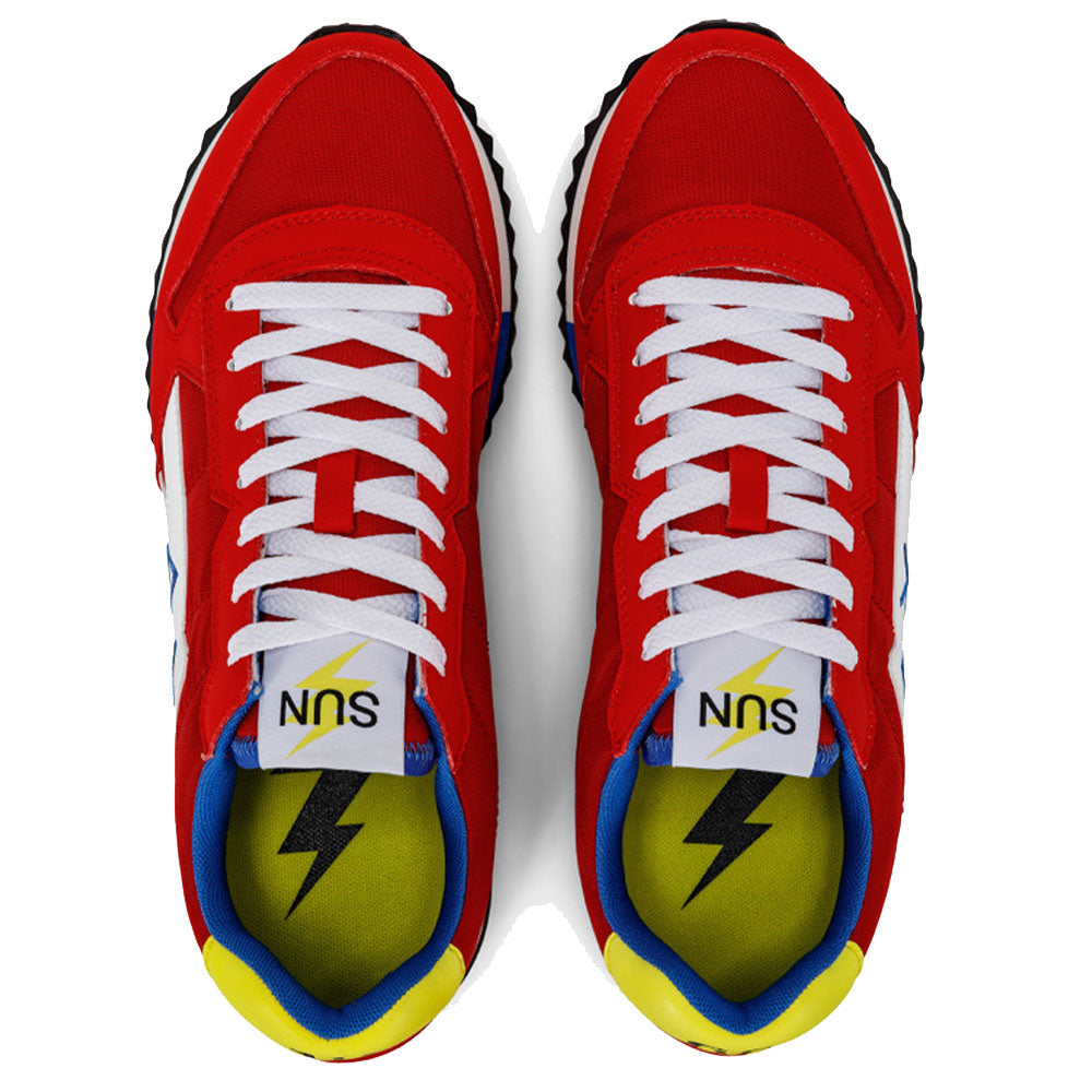 Scarpe Uomo Sun68 Sneakers Niki Solid Rosso - Z33121