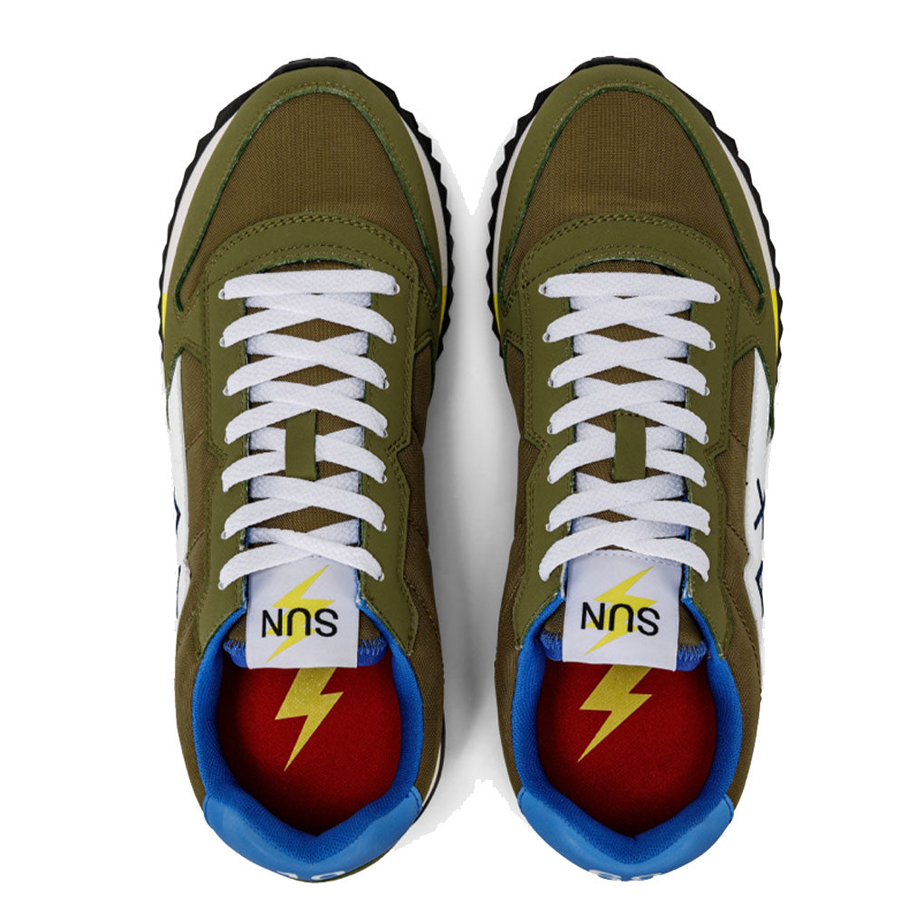 Scarpe Uomo Sun68 Sneakers Niki Solid Militare - Z33121