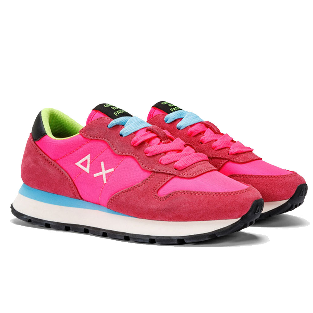 Scarpe Donna Sun68 Sneakers Ally Solid Nylon Fuxia Fluo - Z33201