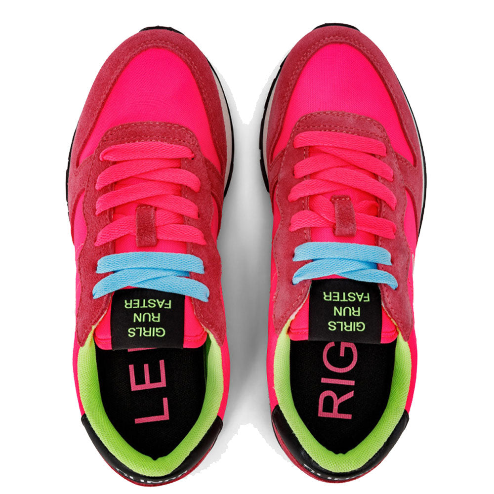 Scarpe Donna Sun68 Sneakers Ally Solid Nylon Fuxia Fluo - Z33201