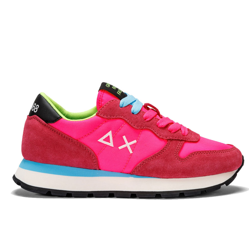 Scarpe Donna Sun68 Sneakers Ally Solid Nylon Fuxia Fluo - Z33201