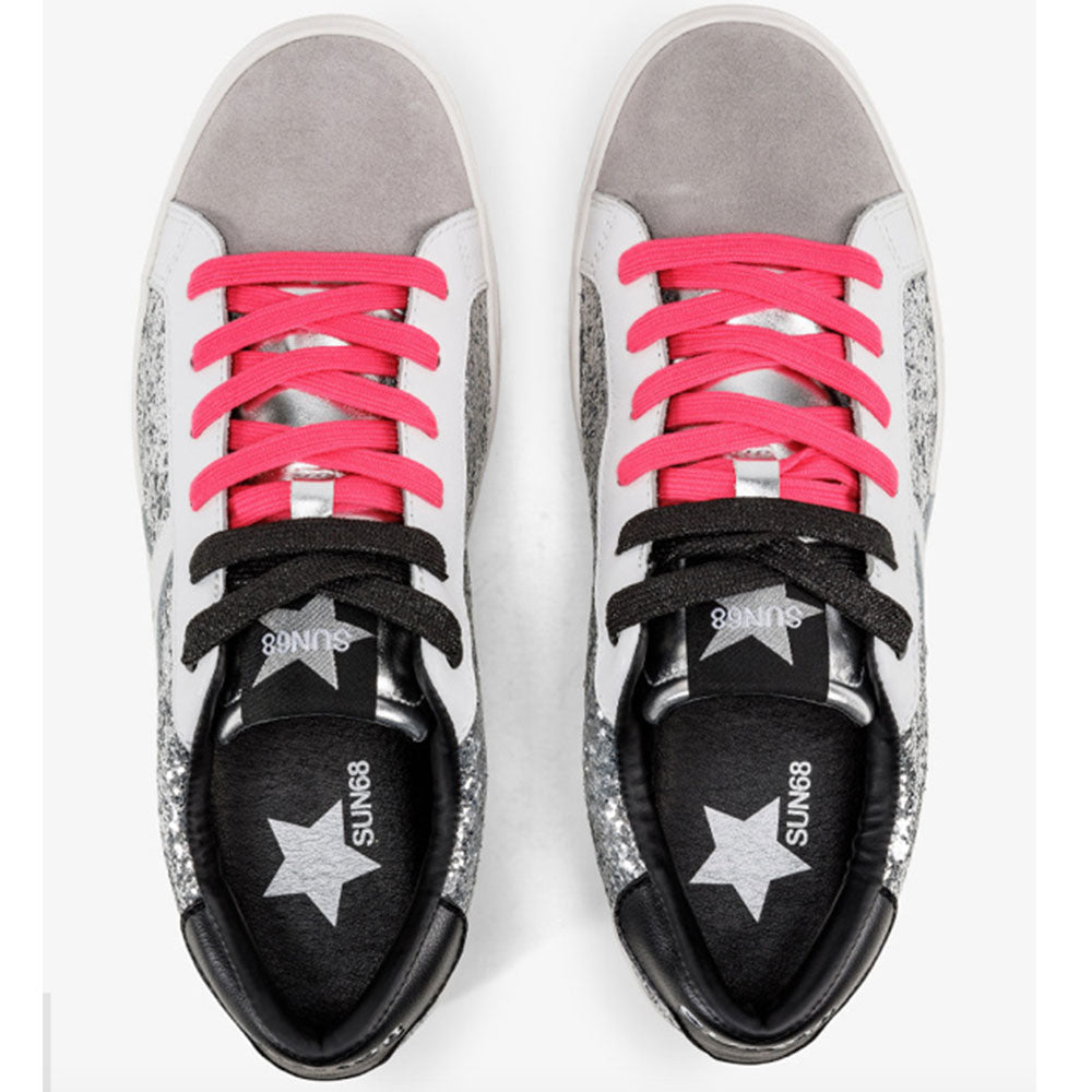 Scarpe Donna Sun68 Sneakers Betty Colore Argento