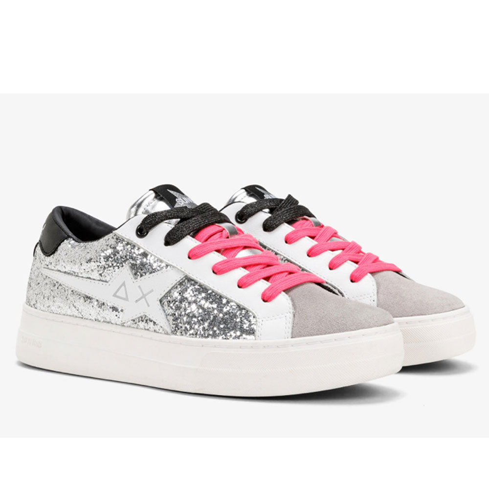 Scarpe Donna Sun68 Sneakers Betty Colore Argento