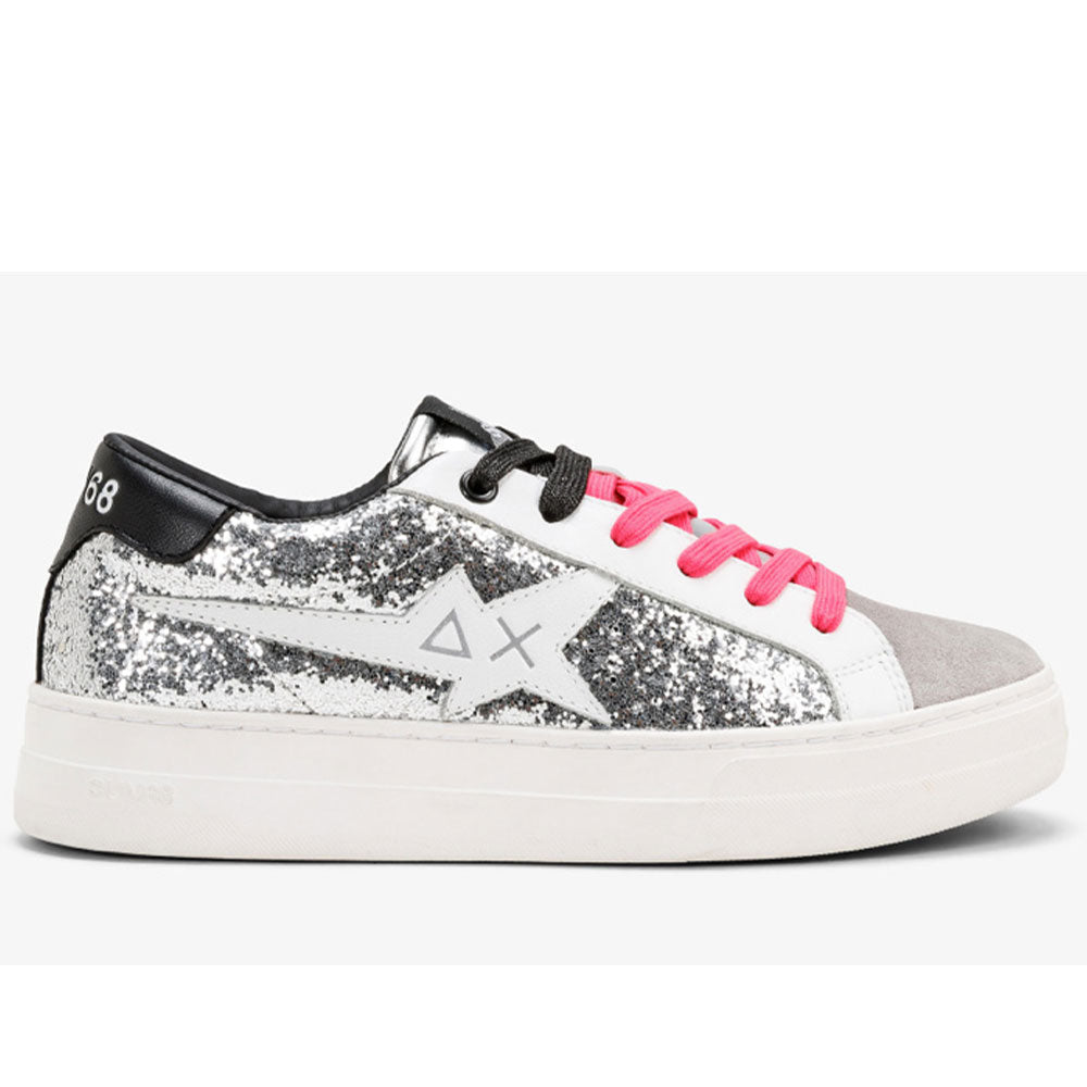 Scarpe Donna Sun68 Sneakers Betty Colore Argento