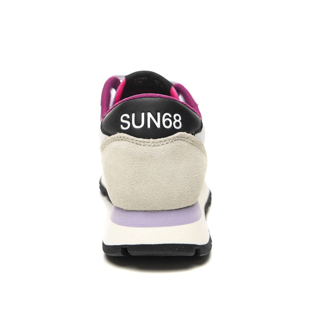 Scarpe Donna Sun68 Sneakers Ally Nylon Solid Colore Bianco