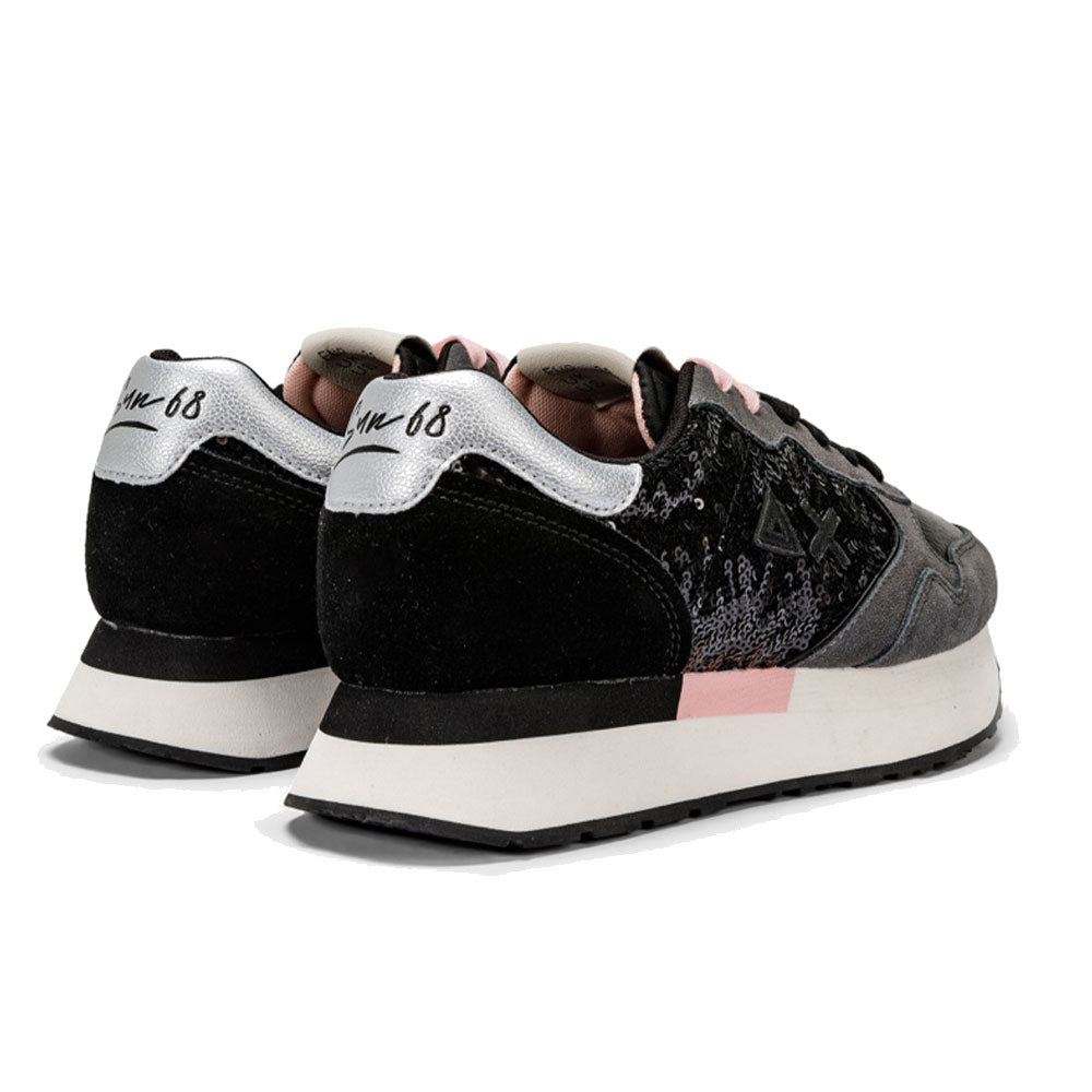Scarpe Donna Sun68 Sneakers Kelly Paillettes Colore Nero