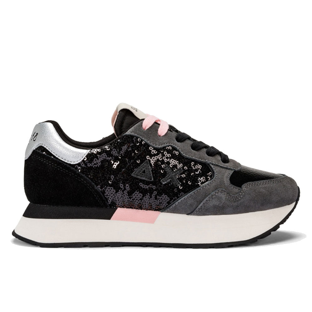 Scarpe Donna Sun68 Sneakers Kelly Paillettes Colore Nero
