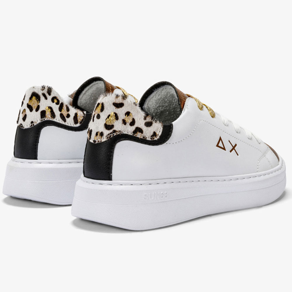 Scarpe Donna Sun68 Sneakers Grace Colore Bianco - Oro