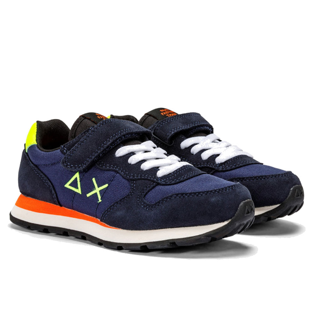 Scarpe SUN 68 Sneakers Boy's Tom Fluo Kid Colore Navy Blue
