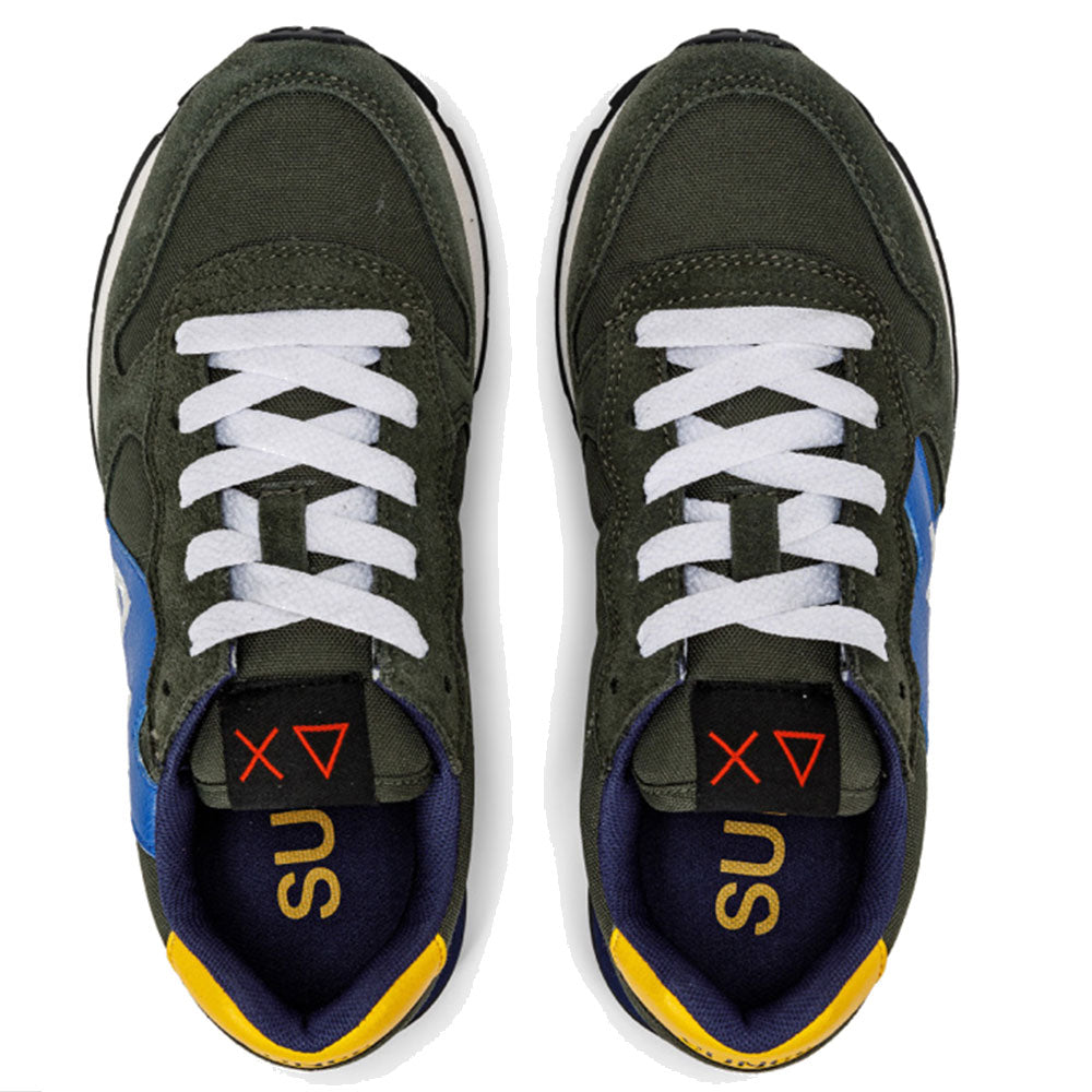 Scarpe SUN68 Sneakers Boy's Jaki Solid Teen Colore MIlitare Scuro