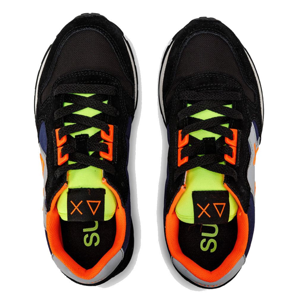 Scarpe SUN68 Sneakers Boy's Jaki Fluo Teen Colore Nero - Navy Blue