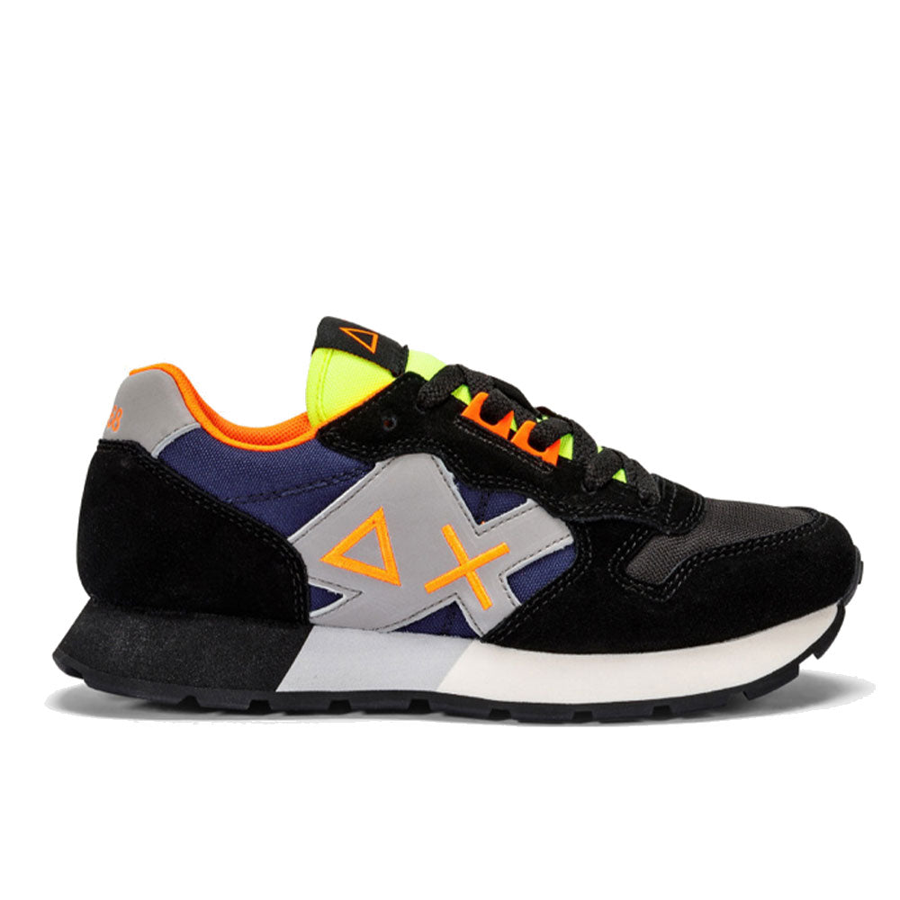 Scarpe SUN68 Sneakers Boy's Jaki Fluo Teen Colore Nero - Navy Blue