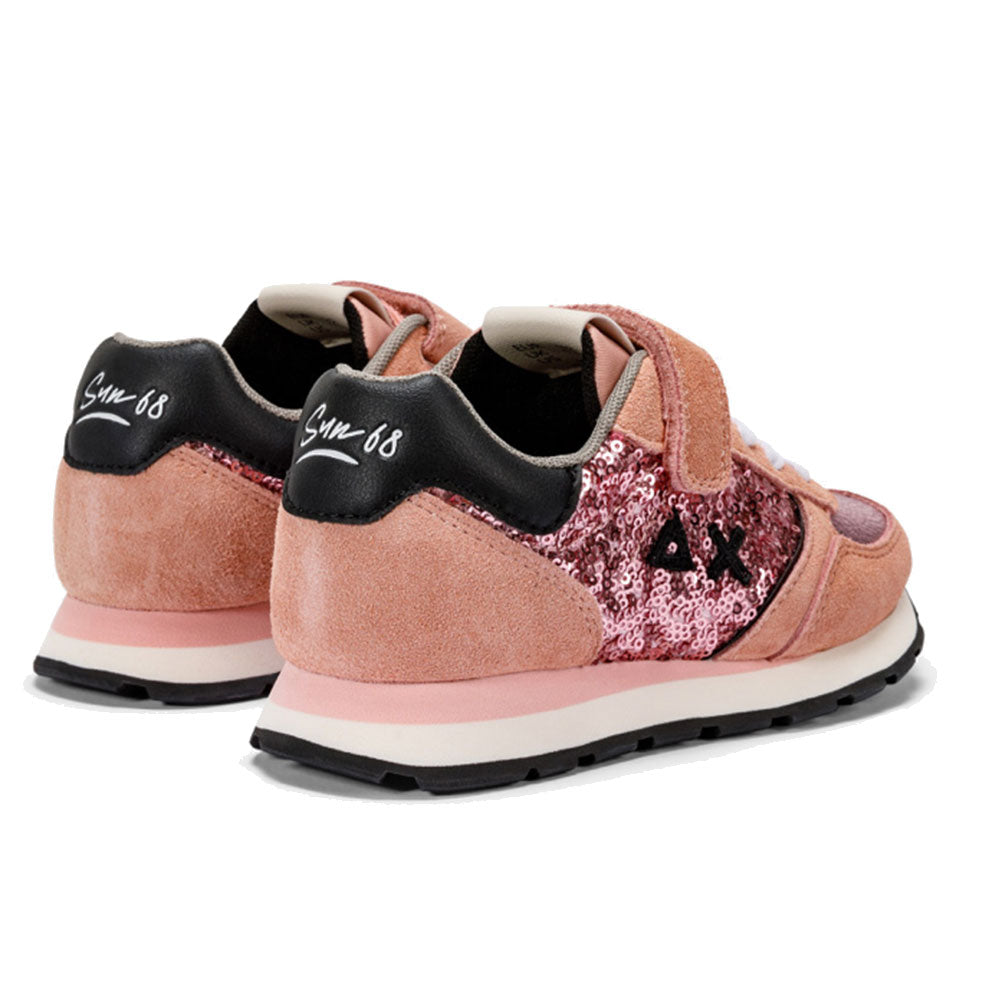 Scarpe SUN68 Sneakers Girl's Kelly Paillettes Kid Colore Rosa