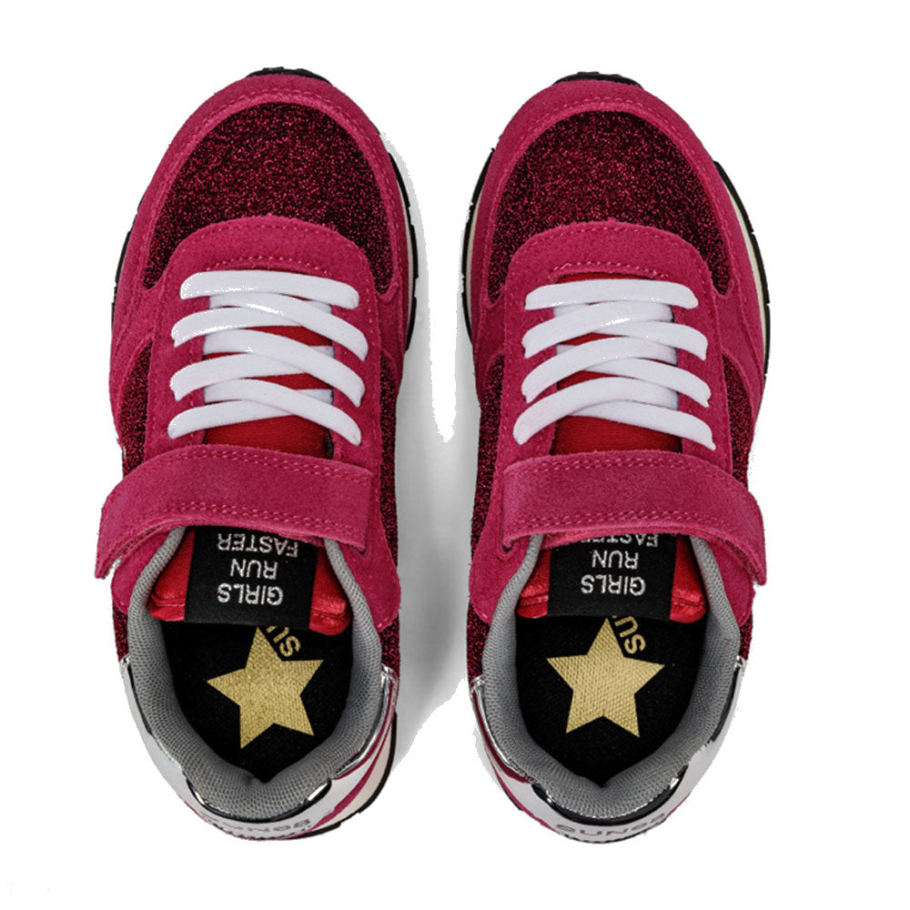 Scarpe SUN68 Sneakers Girl's Ally Glitter Kid Colore Fuxia