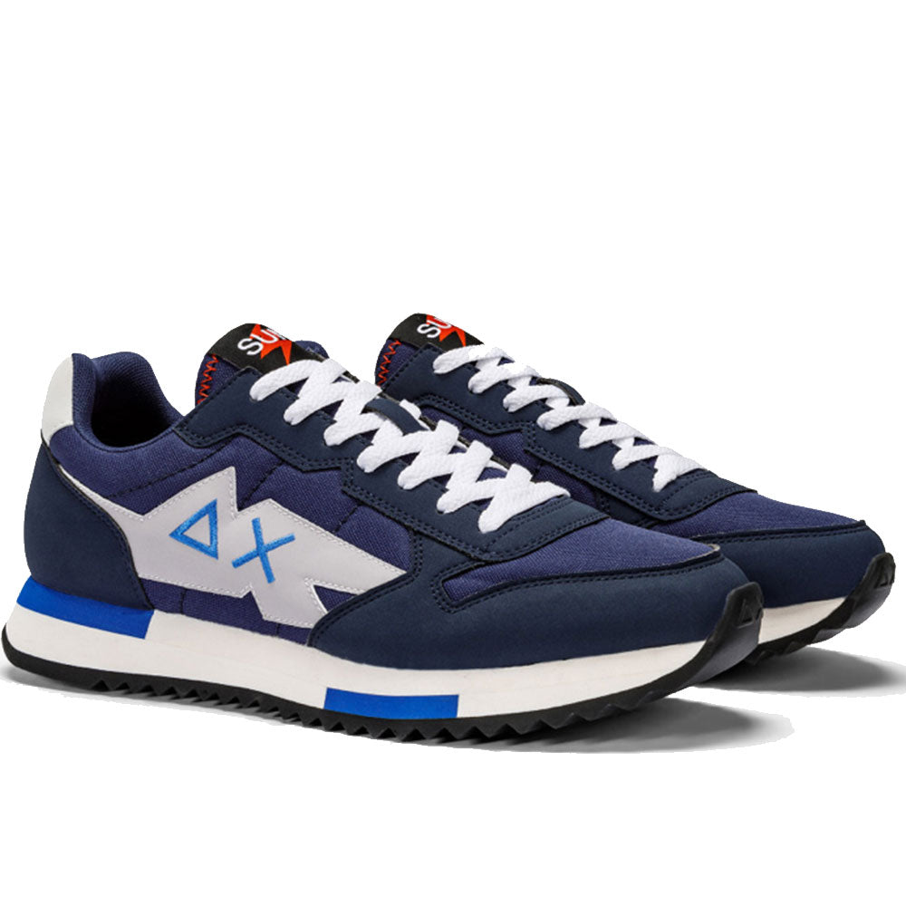 Scarpe Uomo Sun68 Sneakers Niki Solid Navy Blue - Z43121