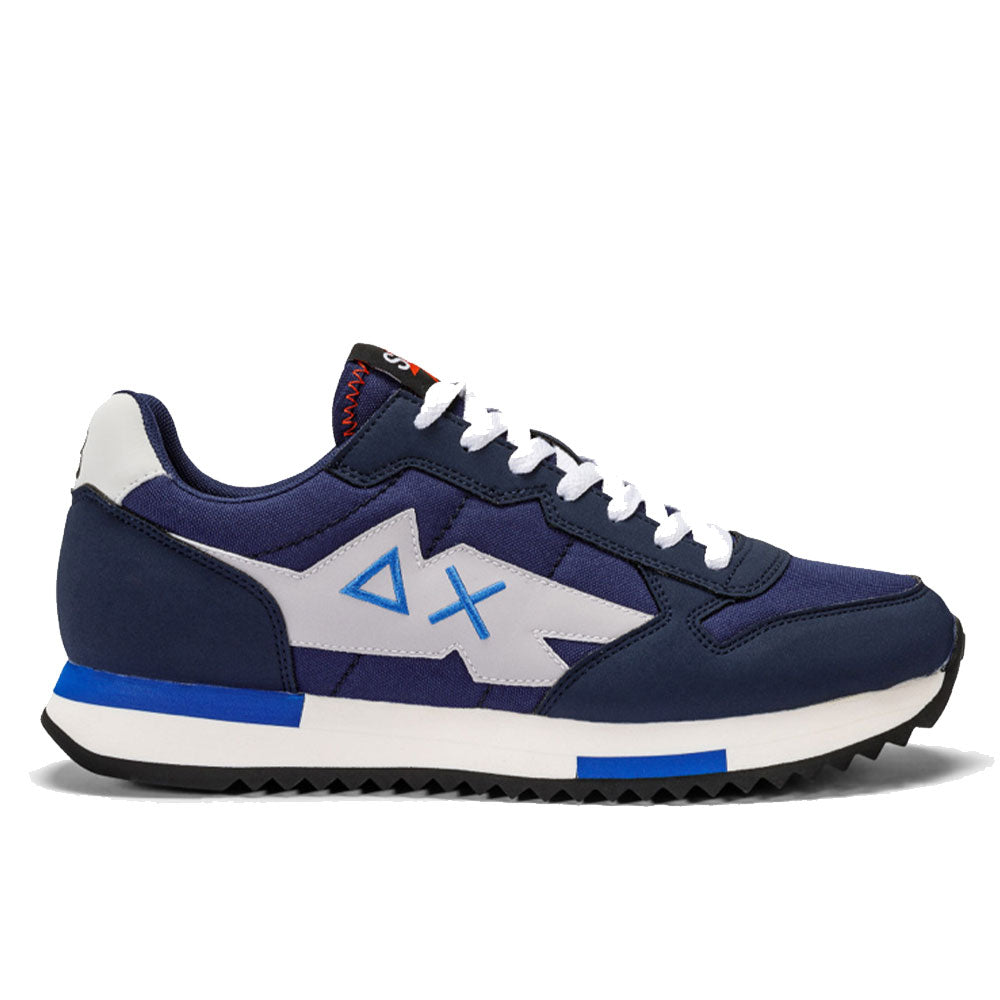 Scarpe Uomo Sun68 Sneakers Niki Solid Navy Blue - Z43121