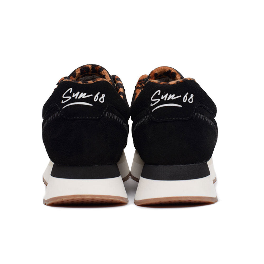 Scarpe Donna Sun68 Sneakers Kelly Suede Colore Nero