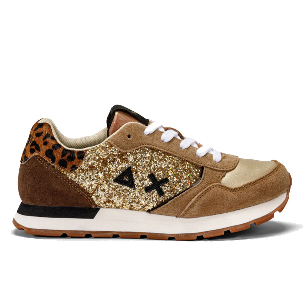 Scarpe Sun68 Sneakers Girl's Kelly Big Glitter Teen Colore Oro - Z43417T