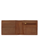 Portafoglio Uomo con Portamonete con Zip THE BRIDGE In Pelle Marrone linea Story