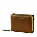Portafoglio Donna con Bottone THE BRIDGE linea Ginevra in Pelle Marrone
