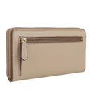 Portafoglio Donna Zip Around THE BRIDGE linea Lucrezia in Pelle color Burro