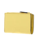 Portafoglio Donna con Bottone THE BRIDGE linea Lucrezia in Pelle Giallo Banana