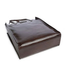 Borsa Donna Shopper Verticale THE BRIDGE linea Mirra in Pelle color Moka