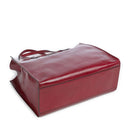 Borsa Donna Shopper THE BRIDGE linea Mirra in Pelle Rosso Barolo