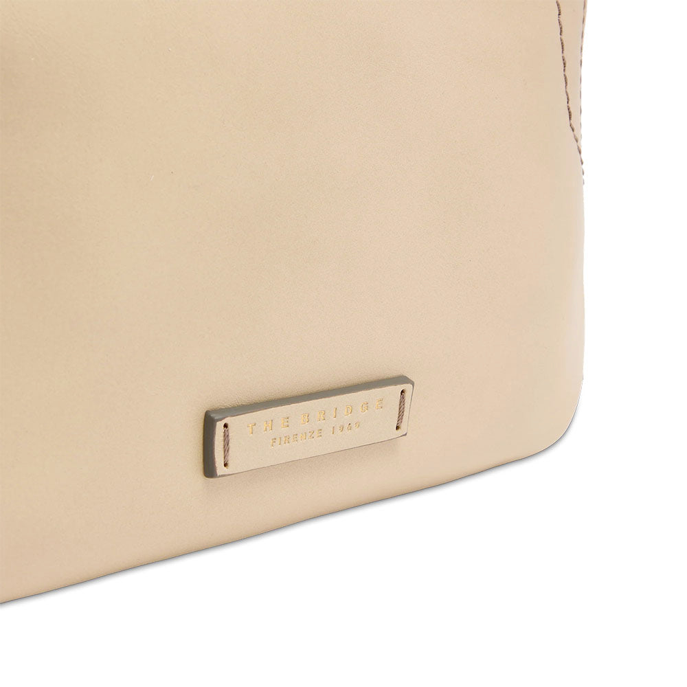 Borsa Donna a Tracolla THE BRIDGE linea Larissa in Pelle color Burro