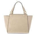 Damen-Henkeltasche THE BRIDGE Modell Lucrezia aus Leder in Buttergelb