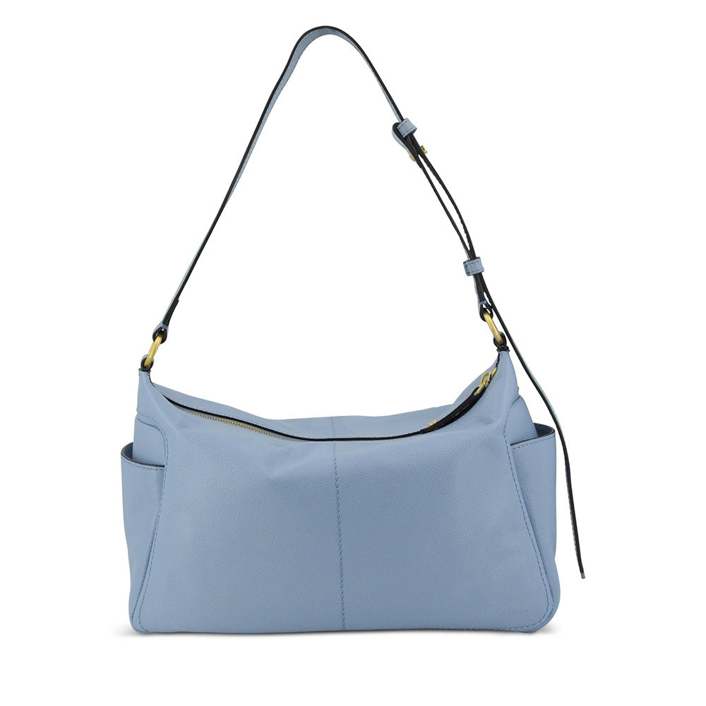 Borsa Donna a Spalla THE BRIDGE linea Letizia in Pelle Azzurra