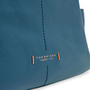 Borsa Donna a Spalla THE BRIDGE linea Letizia in Pelle Blu Pavone