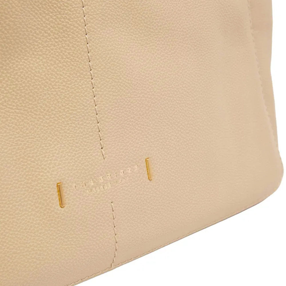 Borsa Donna a Spalla THE BRIDGE linea Letizia in Pelle color Burro