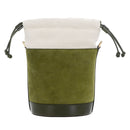 Borsa Donna a Secchiello THE BRIDGE linea Greta in Camoscio Verde Timo