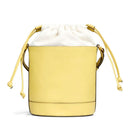 Borsa Donna a Secchiello THE BRIDGE linea Greta in Pelle Giallo Banana