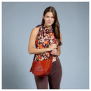 Borsa Donna a Tracolla THE BRIDGE linea Fedora in Pelle Beige