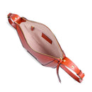 Damen-Umhängetasche THE BRIDGE Modell Fedora aus Leder in Burnt Orange