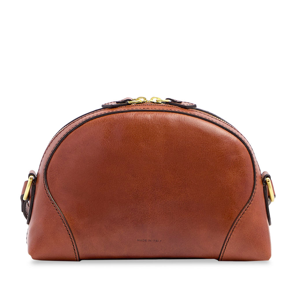 Borsa Donna a Tracolla THE BRIDGE linea Magda in Pelle color Zafferano