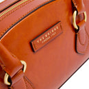 Borsa Donna Bauletto a Spalla THE BRIDGE linea Magda in Pelle color Zafferano
