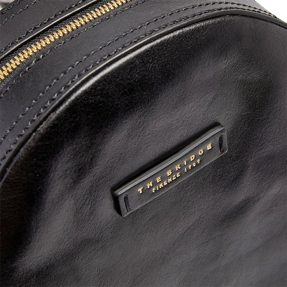Zaino Donna THE BRIDGE linea Magda in Pelle Nera