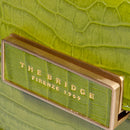 Borsa Donna a Mano THE BRIDGE linea Ginevra Wow in Pelle stampa Cocco Verde Pistacchio