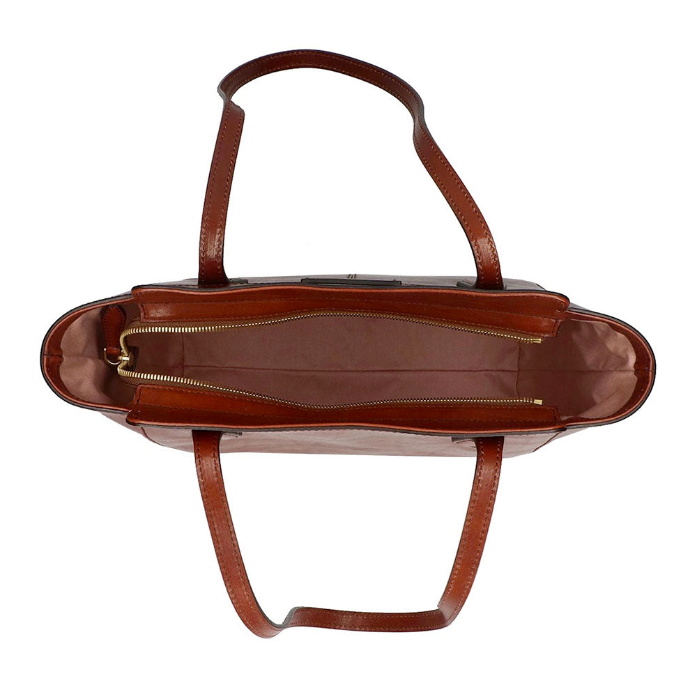 Shopping Bag Donna THE BRIDGE linea Gloria in Pelle Marrone