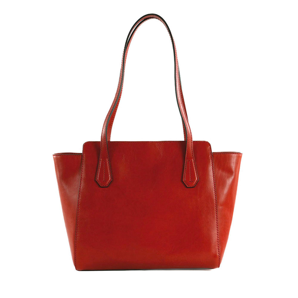 Shopping Bag Donna THE BRIDGE linea Gloria in Pelle Arancio Bruciato